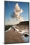 Summer Landscape with Rocks on Beach during Late Evening and Low Sunlight-Veneratio-Mounted Photographic Print