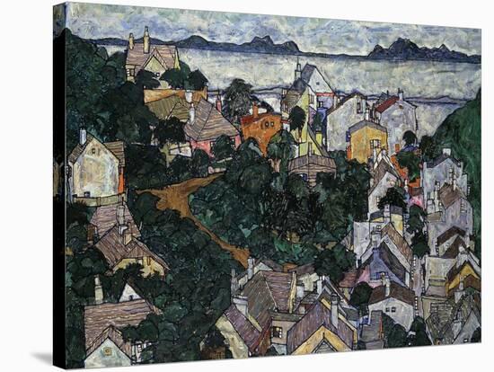 Summer Landscape-Egon Schiele-Stretched Canvas