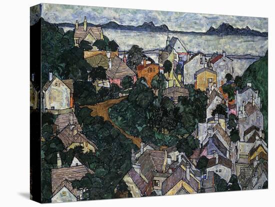 Summer Landscape-Egon Schiele-Stretched Canvas