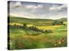 Summer landscape-Sarah Thompson-Engels-Stretched Canvas