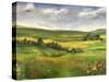 Summer landscape-Sarah Thompson-Engels-Stretched Canvas