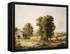 Summer Landscape-Jean Béraud-Framed Stretched Canvas