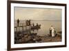 Summer life at the beach, 1899-Fritz Thaulow-Framed Giclee Print