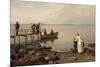 Summer life at the beach, 1899-Fritz Thaulow-Mounted Giclee Print