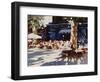 Summer Light, Aix (W/C on Paper)-Laurence Fish-Framed Giclee Print