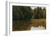 Summer Light - White Pine Rd Pond-Michael Budden-Framed Giclee Print