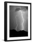 Summer Lightning BW-Douglas Taylor-Framed Photographic Print