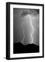 Summer Lightning BW-Douglas Taylor-Framed Photo