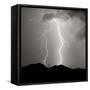 Summer Lightning I BW-Douglas Taylor-Framed Stretched Canvas