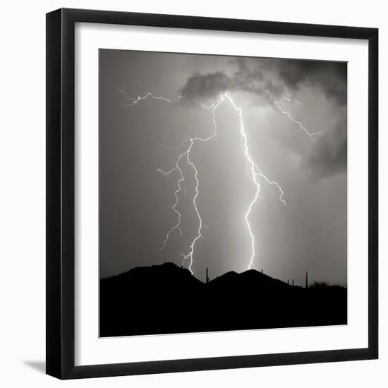 Summer Lightning I BW-Douglas Taylor-Framed Photographic Print