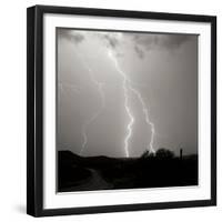 Summer Lightning II BW-Douglas Taylor-Framed Photographic Print