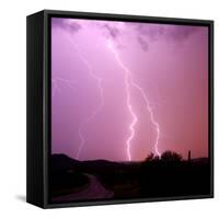 Summer Lightning II-Douglas Taylor-Framed Stretched Canvas