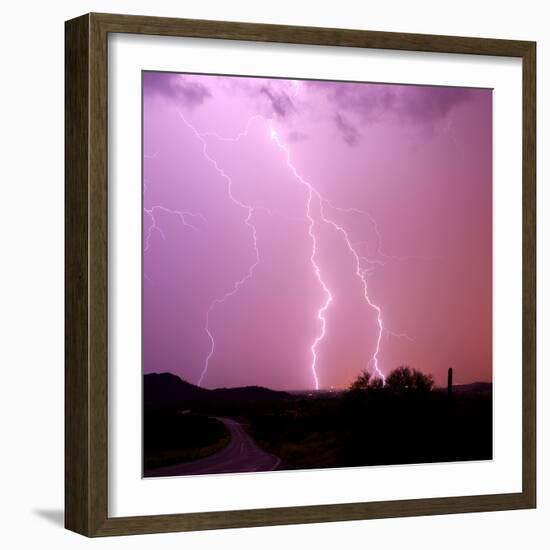 Summer Lightning II-Douglas Taylor-Framed Photographic Print