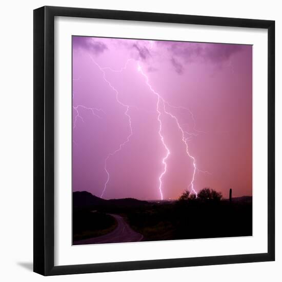 Summer Lightning II-Douglas Taylor-Framed Photographic Print