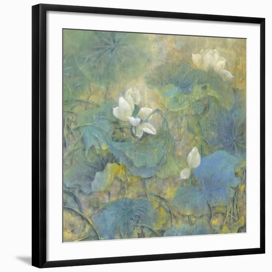 Summer Lotus-Cai Xiaoli-Framed Giclee Print