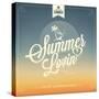 Summer Lovin Typography Background For Summer-Melindula-Stretched Canvas