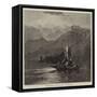 Summer Moonlight on the Lake of Orta-Harry John Johnson-Framed Stretched Canvas