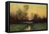 Summer Moonrise-Dennis Sheehan-Framed Stretched Canvas