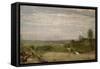 Summer Morning: Dedham from Langham-John Constable-Framed Stretched Canvas
