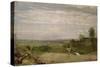 Summer Morning: Dedham from Langham-John Constable-Stretched Canvas