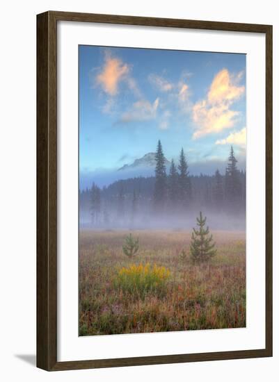 Summer Morning Mist Near Mount Hood, Oregon-Vincent James-Framed Photographic Print