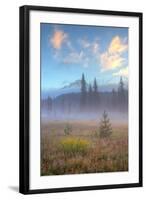 Summer Morning Mist Near Mount Hood, Oregon-Vincent James-Framed Photographic Print