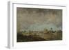 Summer Morning on the Oise River, 1850-Jean-Baptiste-Camille Corot-Framed Giclee Print