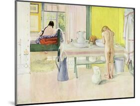 Summer Morning, Published in "Lasst Licht Hinin," ("Let in More Light") 1908-Carl Larsson-Mounted Giclee Print