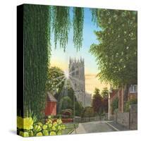 Summer Morning St Mary's Church Tickhill Yorkshire-Richard Harpum-Stretched Canvas