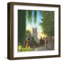 Summer Morning St Mary's Church Tickhill Yorkshire-Richard Harpum-Framed Art Print