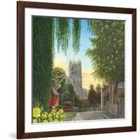 Summer Morning St Mary's Church Tickhill Yorkshire-Richard Harpum-Framed Art Print
