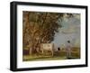 Summer Mornings, A Milk Maid and Cattle, 1919-Algernon Mayow Talmage-Framed Giclee Print