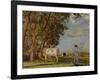 Summer Mornings, A Milk Maid and Cattle, 1919-Algernon Mayow Talmage-Framed Giclee Print