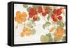 Summer Nasturtiums Cottage-Wild Apple Portfolio-Framed Stretched Canvas