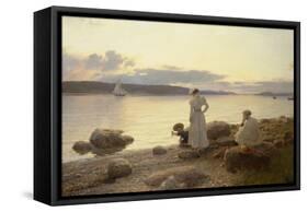 Summer night, 1897-Joachim Frich-Framed Stretched Canvas