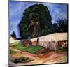 Summer Night at Asgarstrand-Edvard Munch-Mounted Giclee Print