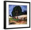 Summer Night at Asgarstrand-Edvard Munch-Framed Giclee Print