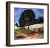 Summer Night at Asgarstrand-Edvard Munch-Framed Giclee Print