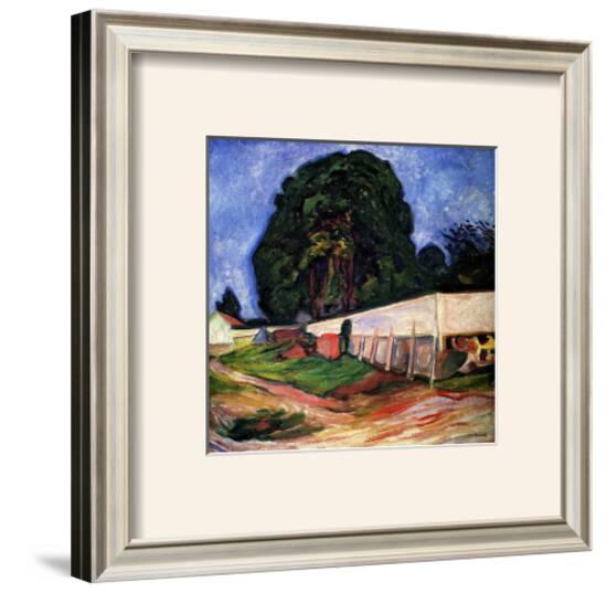 Summer Night at Asgarstrand-Edvard Munch-Framed Giclee Print