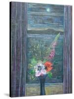 Summer Night (Bouquet in Window), 2013-Ruth Addinall-Stretched Canvas