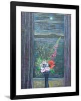 Summer Night (Bouquet in Window), 2013-Ruth Addinall-Framed Giclee Print