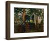 Summer Night by the Garden Gate-Nikolai Astrup-Framed Giclee Print