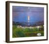 Summer Night on the Beach-Edvard Munch-Framed Giclee Print