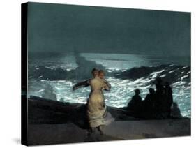 Summer Night-Winslow Homer-Stretched Canvas