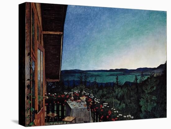 Summer Night-Harald Sohlberg-Stretched Canvas