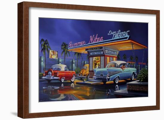 Summer Nites-Geno Peoples-Framed Giclee Print