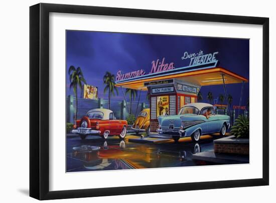 Summer Nites-Geno Peoples-Framed Giclee Print