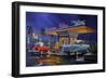 Summer Nites-Geno Peoples-Framed Giclee Print