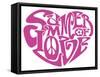 Summer Of Love Heart-Ron Magnes-Framed Stretched Canvas