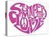 Summer Of Love Heart-Ron Magnes-Stretched Canvas